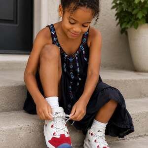 Reebok Question Mid OG Red Toe 25th Anniversary Children’s Sneakers